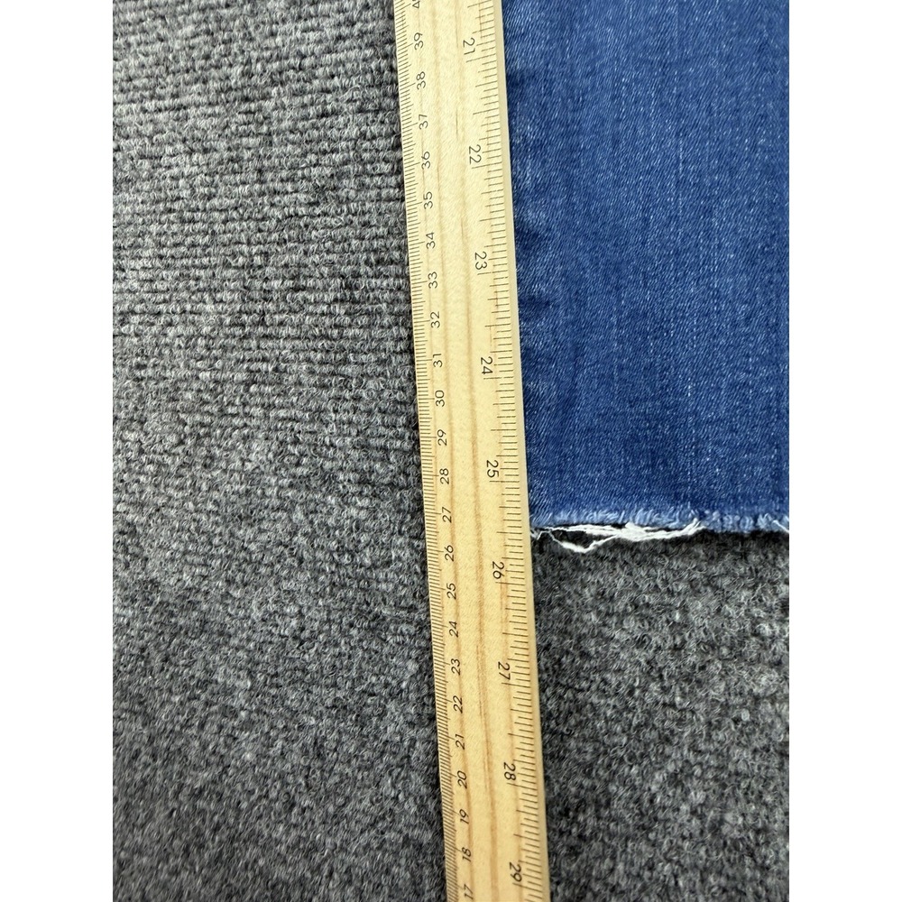 Frank and Eileen Est 1947 Wicklow Italian Chino Denim Pants Raw Hem Blue Siz 8 - Picture 7 of 7